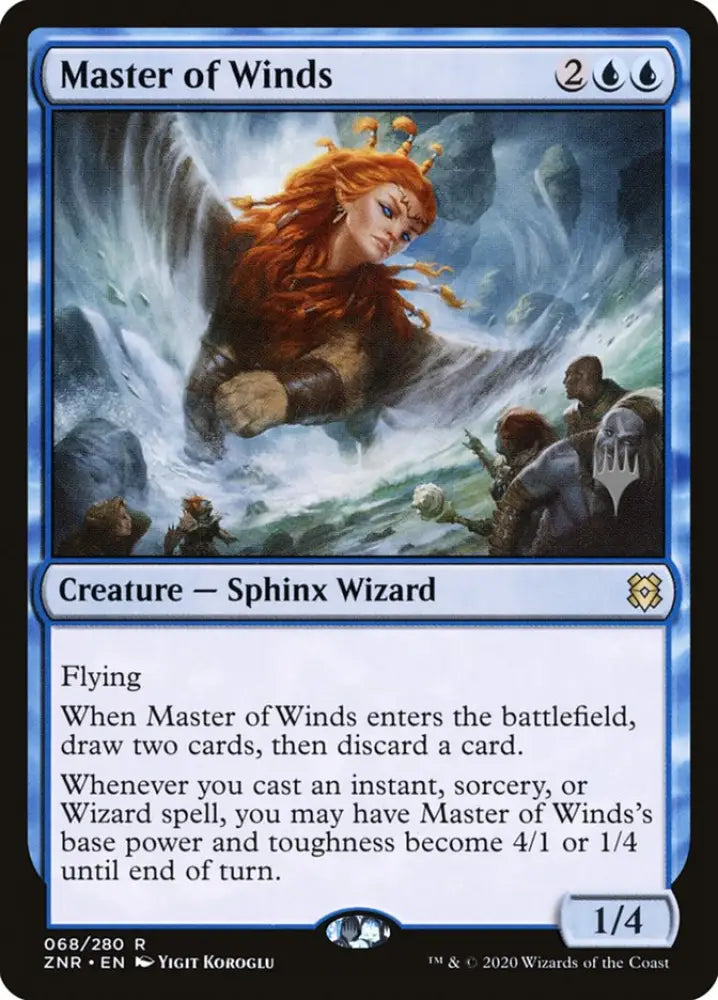 Master of Winds (Promo Pack) [Zendikar Rising Promos] - MTG Single
