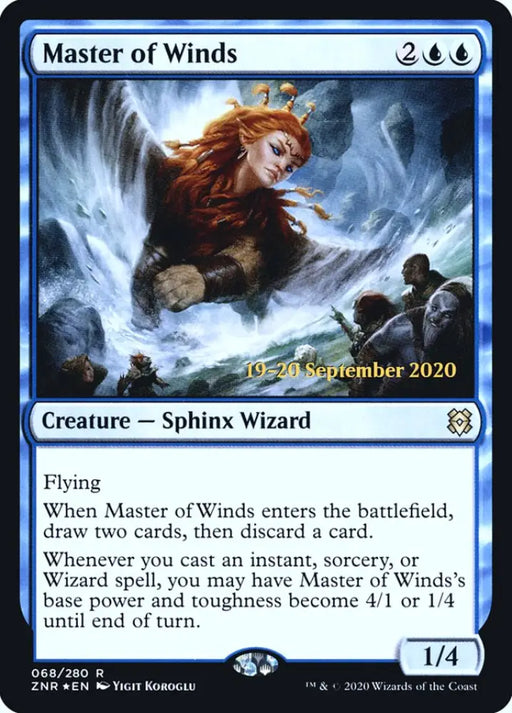 Master of Winds [Zendikar Rising Prerelease Promos] - MTG Single