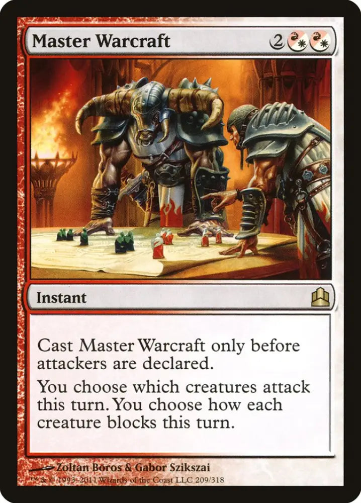 Master Warcraft [Commander 2011] - MTG Single