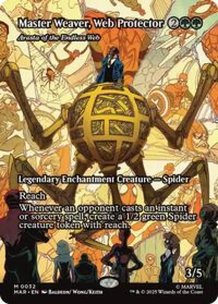 Master Weaver, Web Protector - Arasta of the Endless Web (Borderless) (32) [Marvel Eternal-Legal]