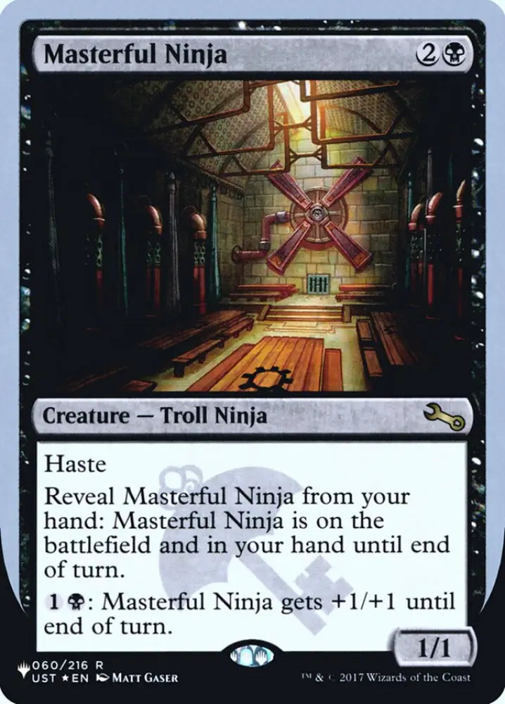 Masterful Ninja (Unfinity Foil Edition) [The List] - MTG Single