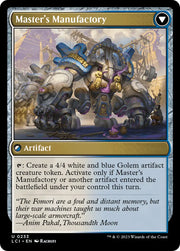Master’s Guide-Mural // Master’s Manufactory [The Lost Caverns of Ixalan] - MTG Single