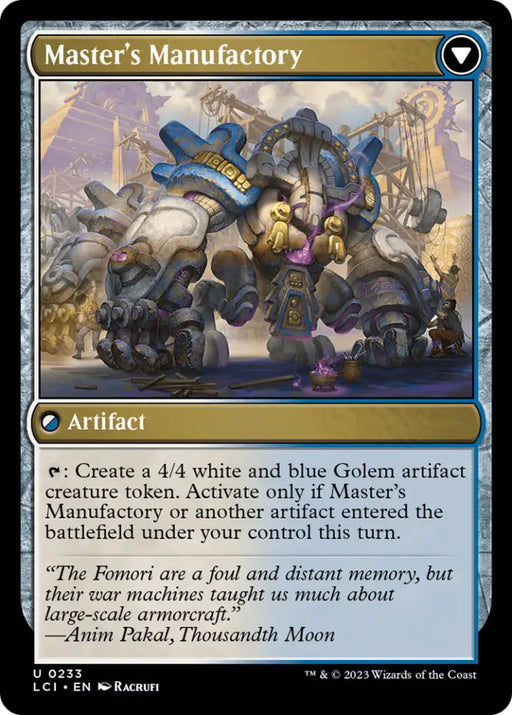 Master’s Guide-Mural // Master’s Manufactory [The Lost Caverns of Ixalan] - MTG Single