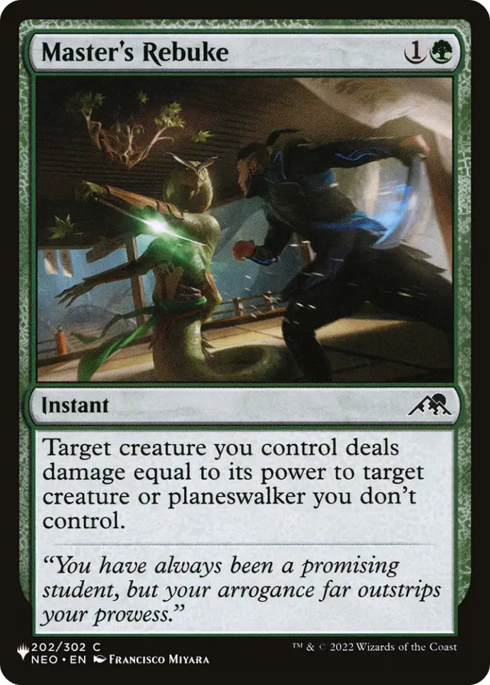 Master’s Rebuke [The List] - MTG Single