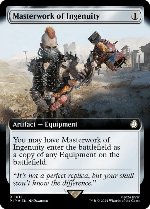 Masterwork of Ingenuity (Extended Art) (Surge Foil) [Fallout] - MTG Single