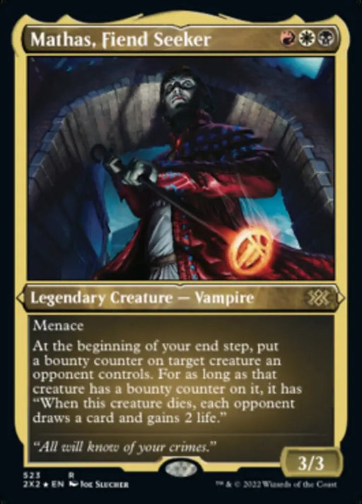 Mathas Fiend Seeker (Foil Etched) [Double Masters 2022] - MTG Single