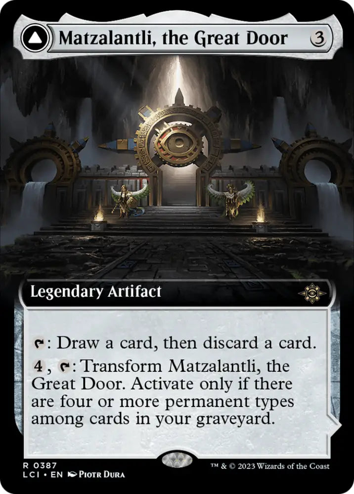 Matzalantli the Great Door // The Core (Extended Art) [The Lost Caverns of Ixalan] - MTG Single