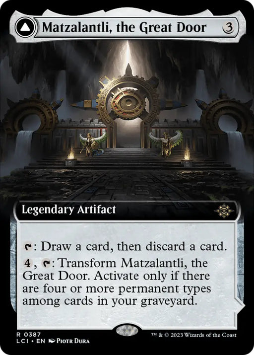 Matzalantli the Great Door // The Core (Extended Art) [The Lost Caverns of Ixalan] - MTG Single