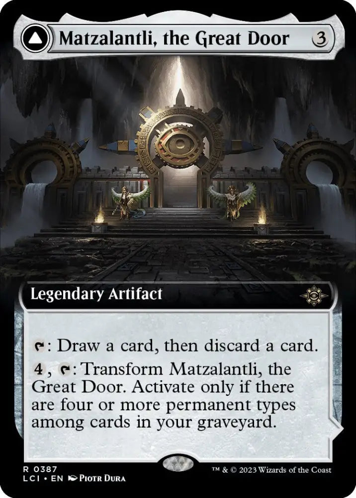 Matzalantli the Great Door // The Core (Extended Art) [The Lost Caverns of Ixalan] - MTG Single