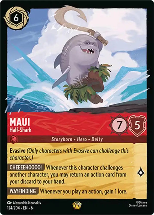 Maui - Half-Shark (124/204) [Azurite Sea] - Lorcana Single