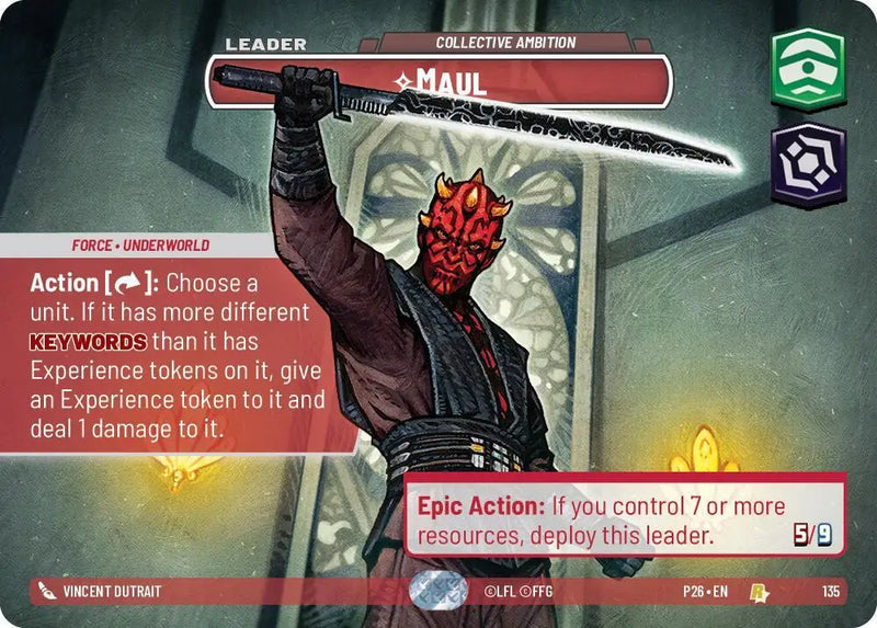 Maul - Collective Ambition (Prize Wall) (135) [Galactic Championship 2026]