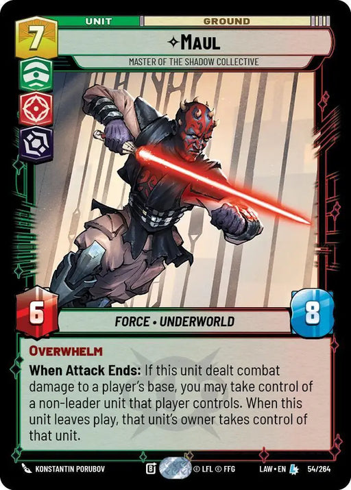Maul - Master of the Shadow Collective (54/264) [A Lawless Time]