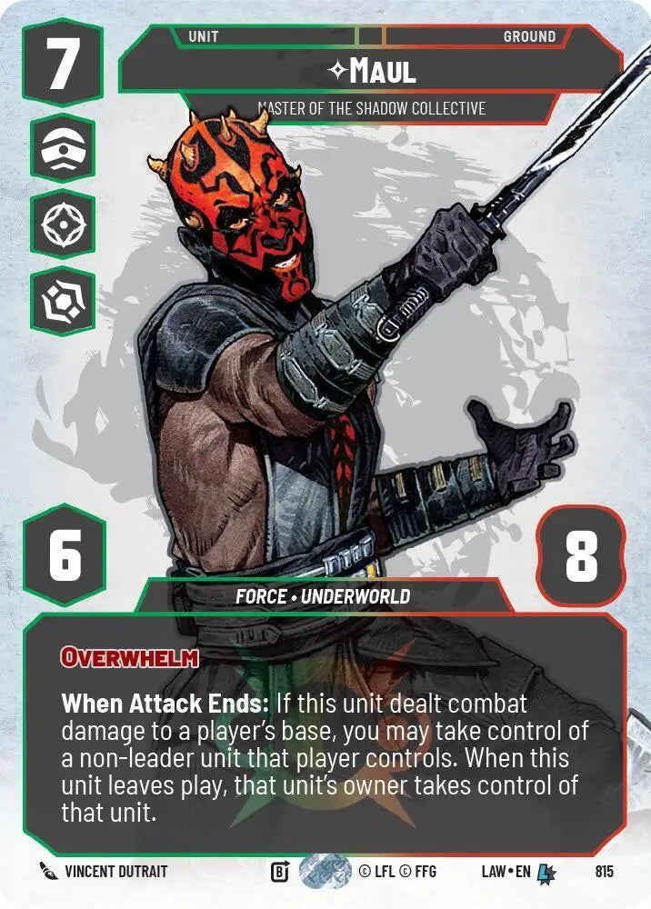 Maul - Master of the Shadow Collective (Prestige) (815) [A Lawless Time]
