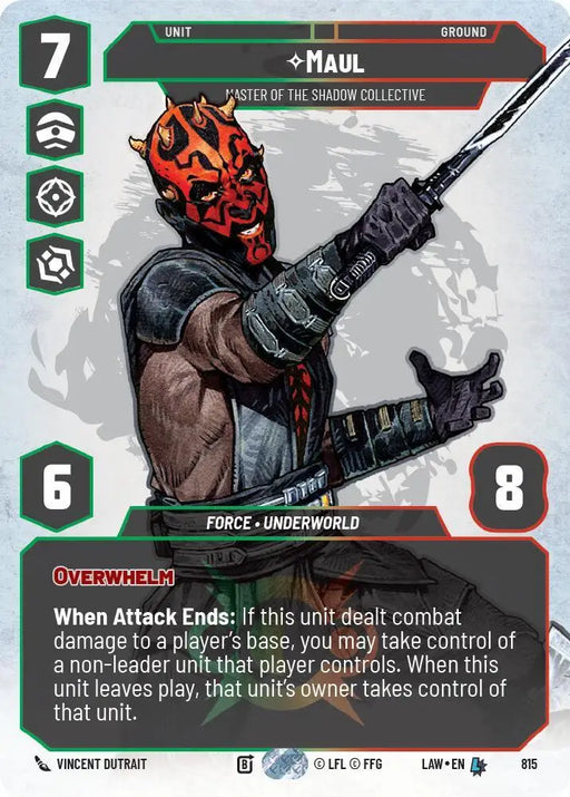 Maul - Master of the Shadow Collective (Prestige) (815) [A Lawless Time]