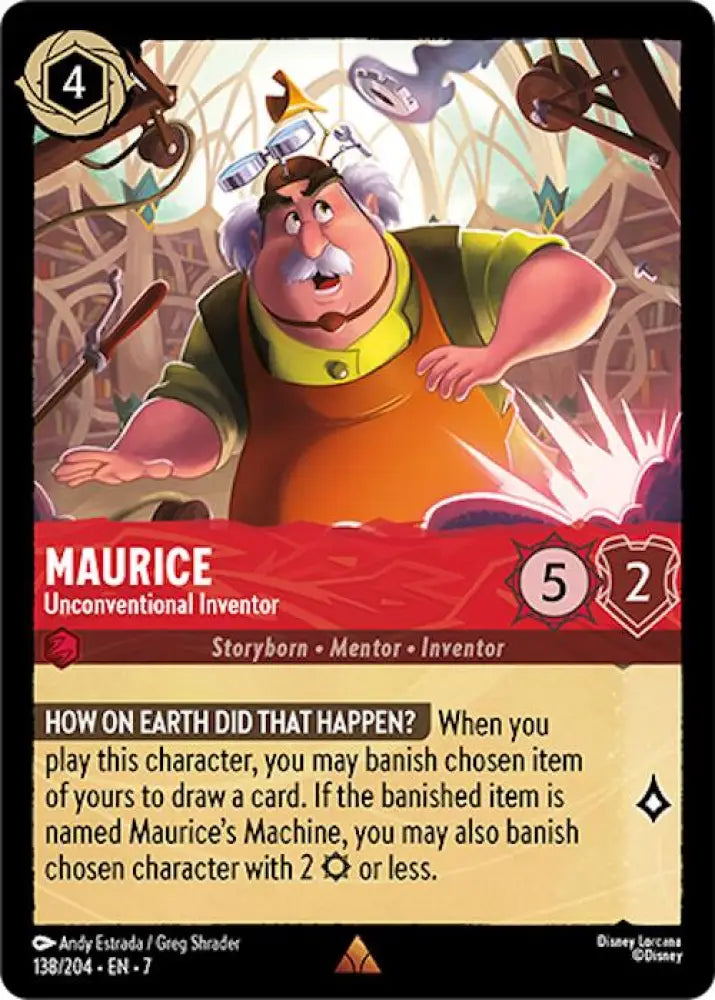 Maurice - Unconventional Inventor (138/204) [Archazia’s Island] - Lorcana Single
