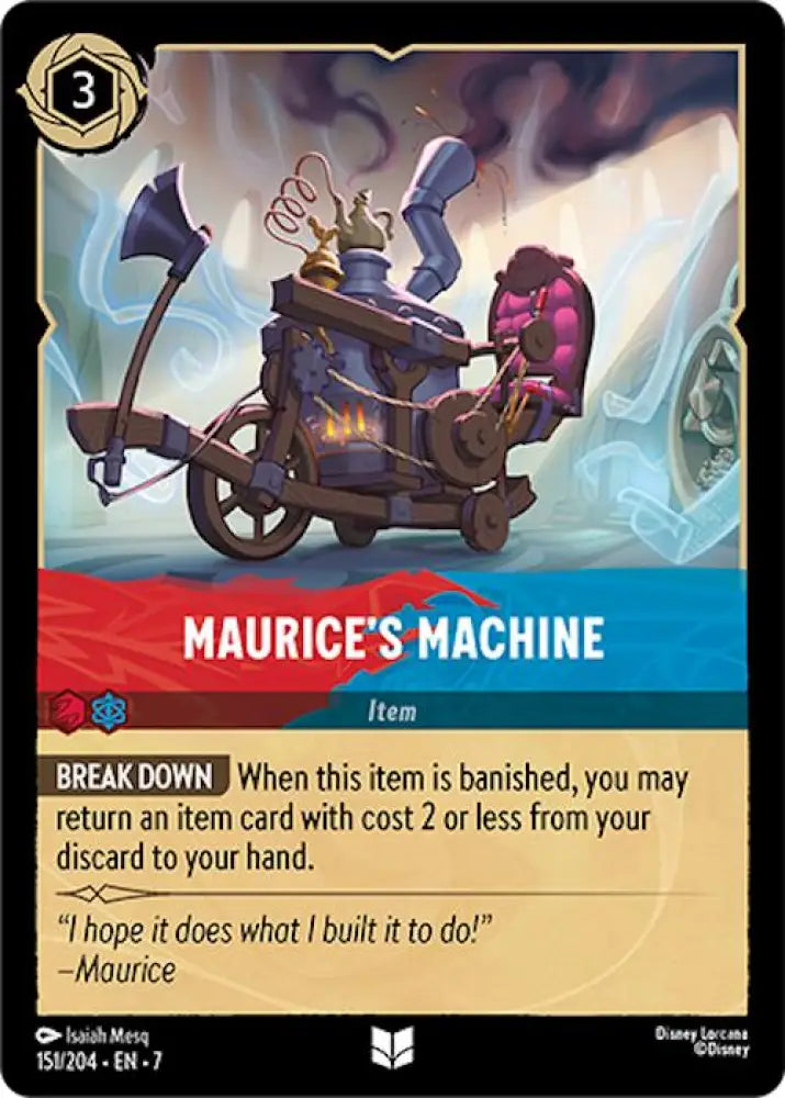 Maurice’s Machine (151/204) [Archazia’s Island] - Lorcana Single
