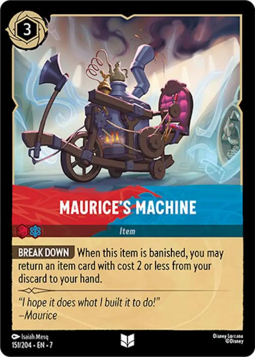 Maurice’s Machine (151/204) [Archazia’s Island] - Lorcana Single