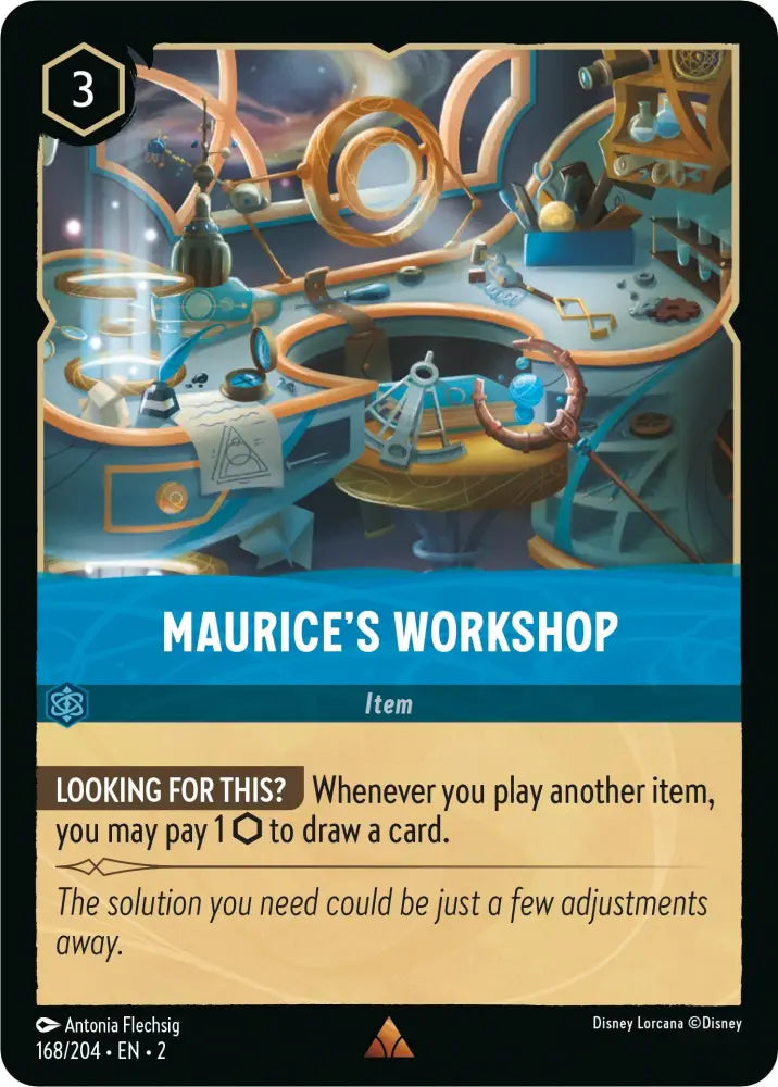 Maurice’s Workshop (168/204) [Rise of the Floodborn] - Lorcana Single
