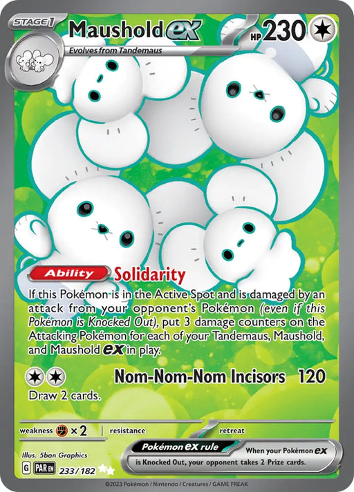 Maushold ex (233/182) [Scarlet & Violet: Paradox Rift] - Pokemon Single