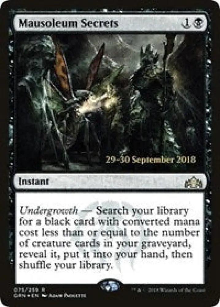 Mausoleum Secrets (75) [Prerelease Cards]