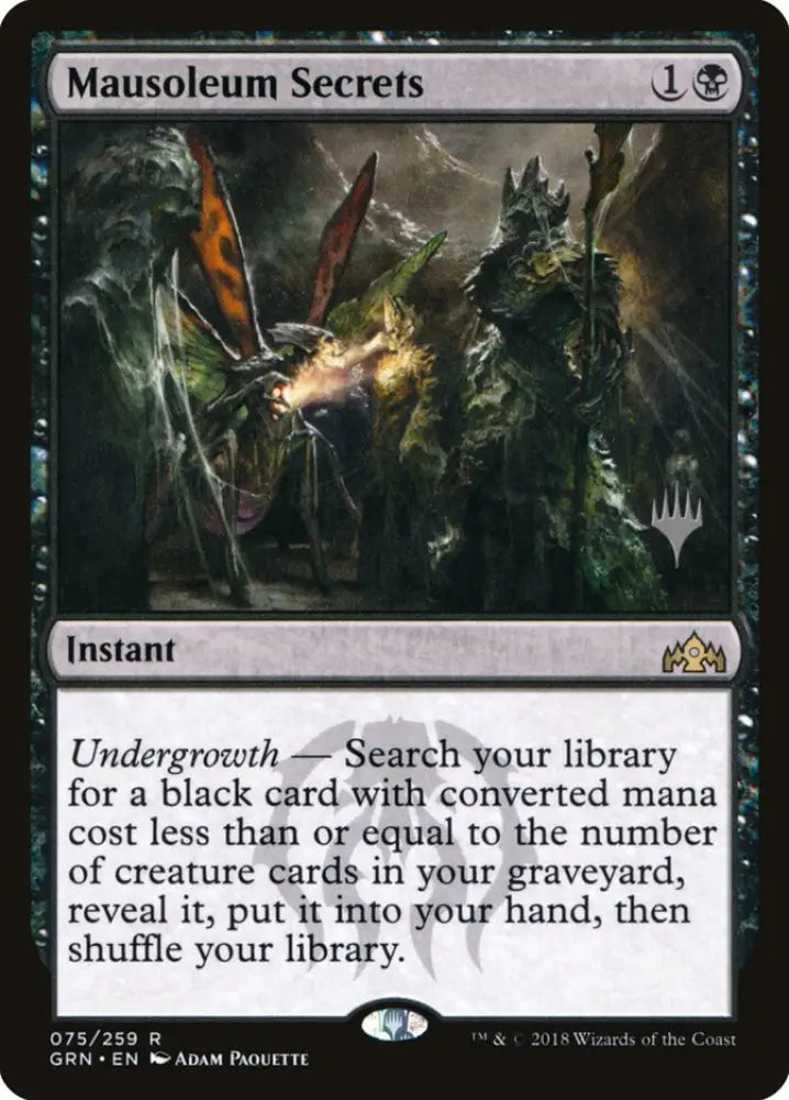 Mausoleum Secrets (Promo Pack) [Guilds of Ravnica Promos] - MTG Single