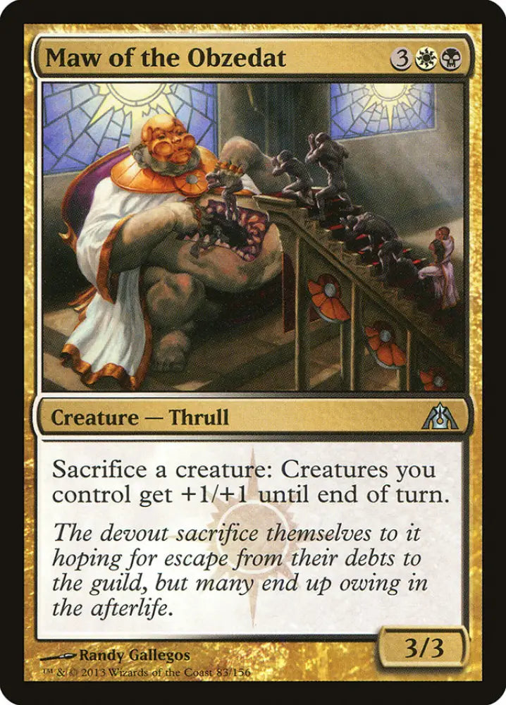 Maw of the Obzedat [Dragon’s Maze] - MTG Single