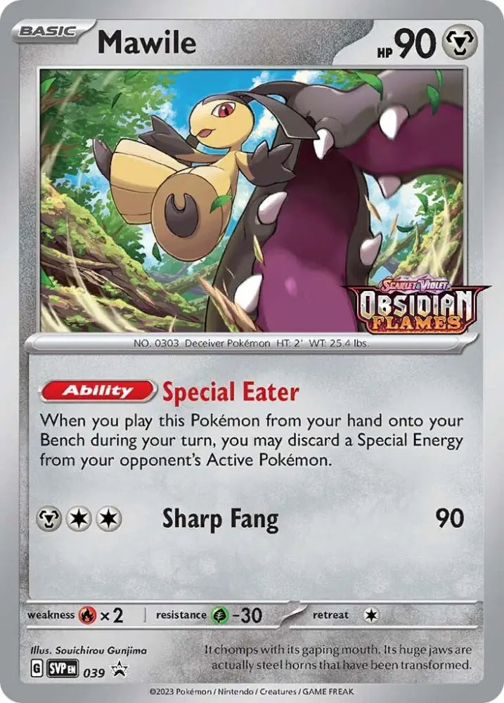 Mawile (039) (Stamped) [Scarlet & Violet: Black Star Promos] - Pokemon Single