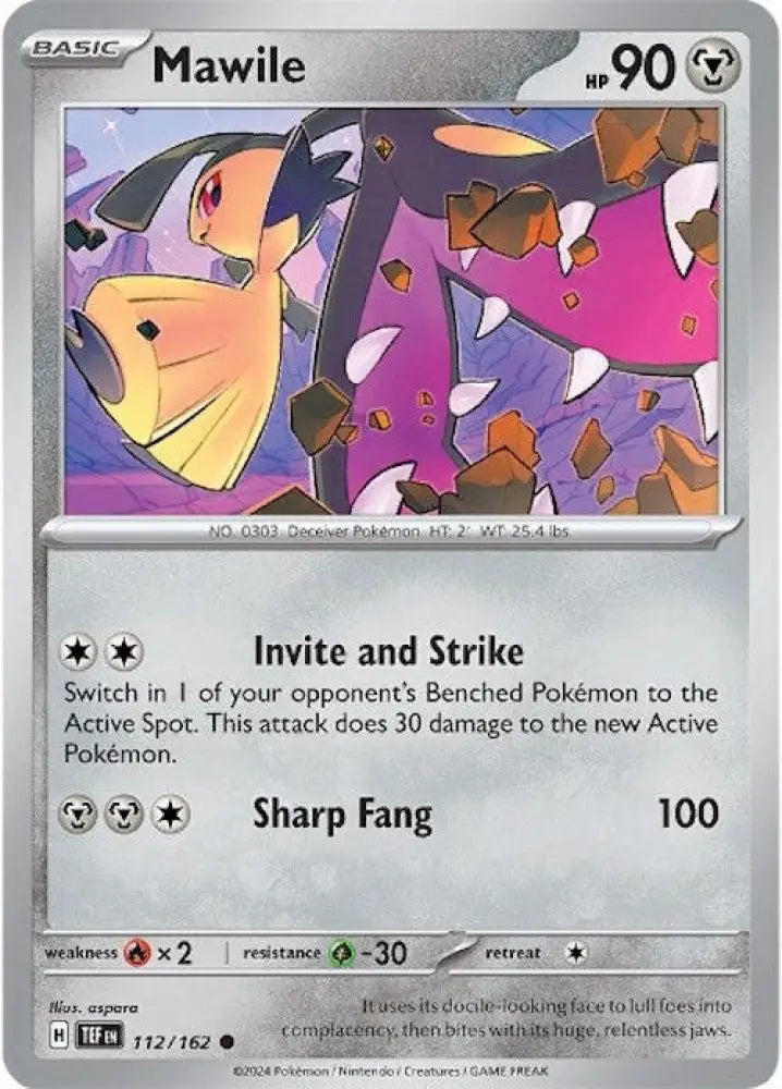 Mawile (112/162) [Scarlet & Violet: Temporal Forces] - Pokemon Single