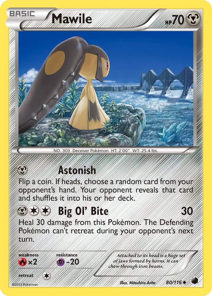 Mawile (80/116) [Black & White: Plasma Freeze] - Pokemon Single