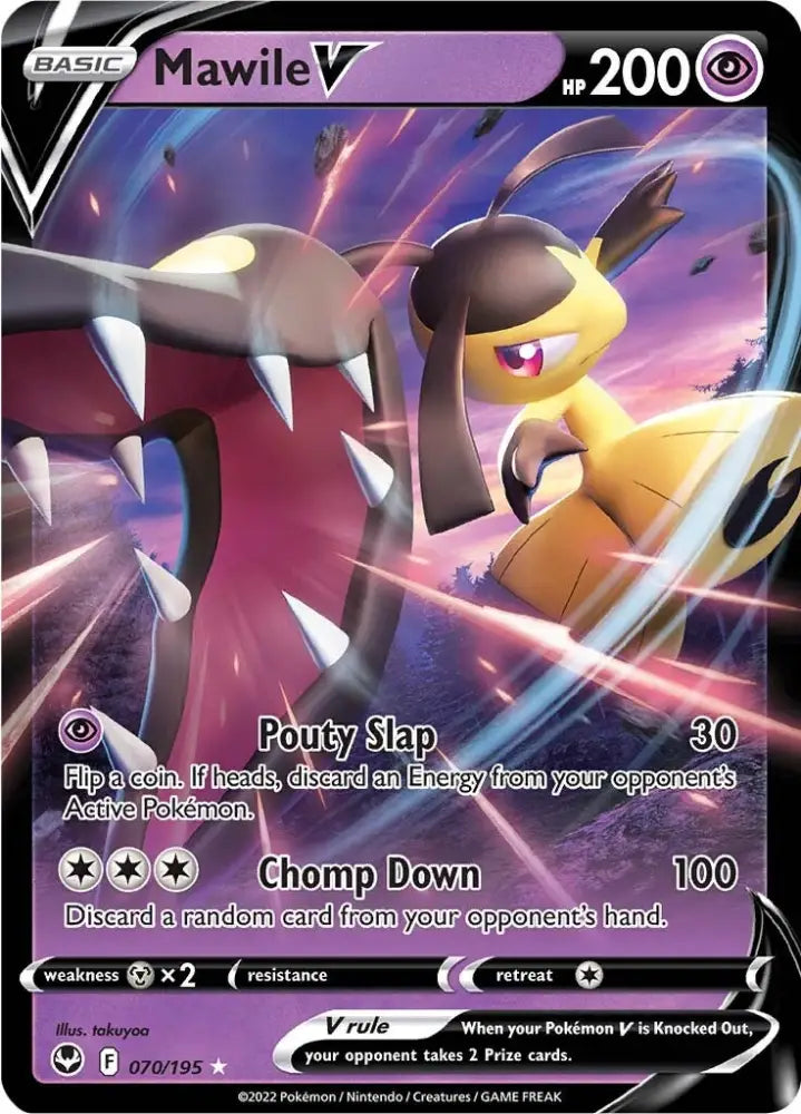 Mawile V (070/195) [Sword & Shield: Silver Tempest] - Pokemon Single