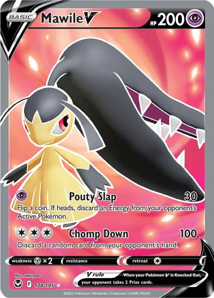 Mawile V (178/195) [Sword & Shield: Silver Tempest] - Pokemon Single
