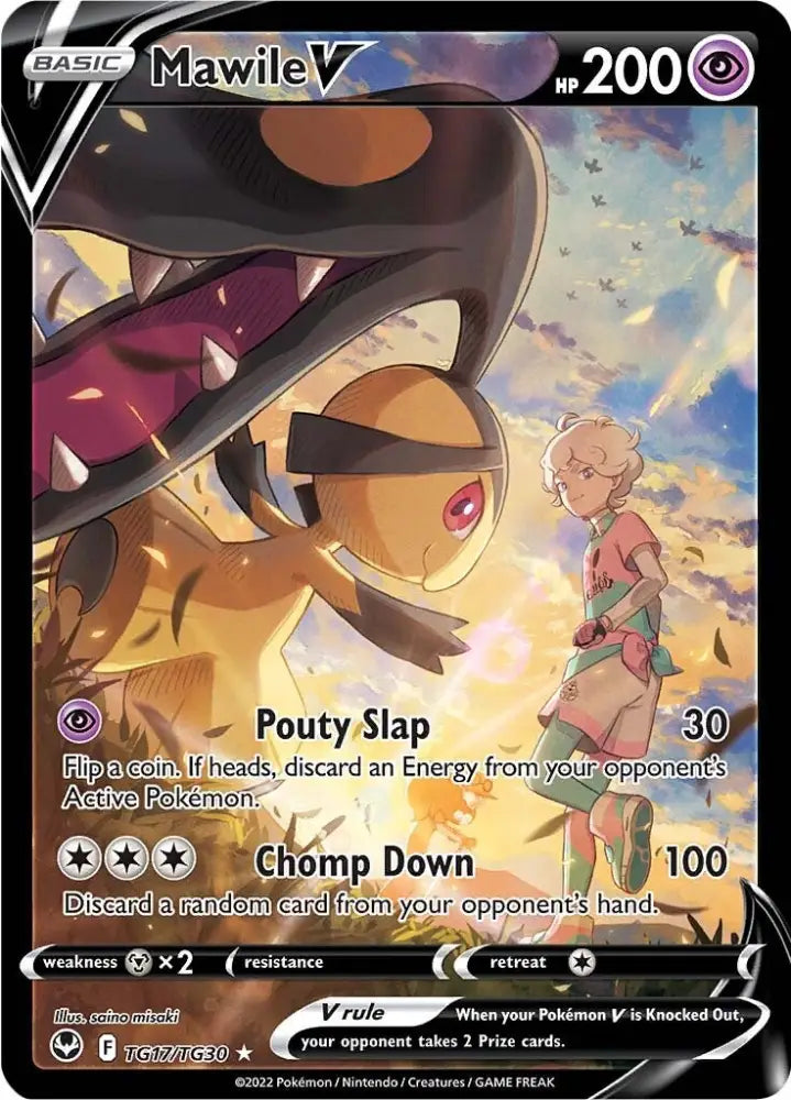 Mawile V (TG17/TG30) [Sword & Shield: Silver Tempest] - Pokemon Single