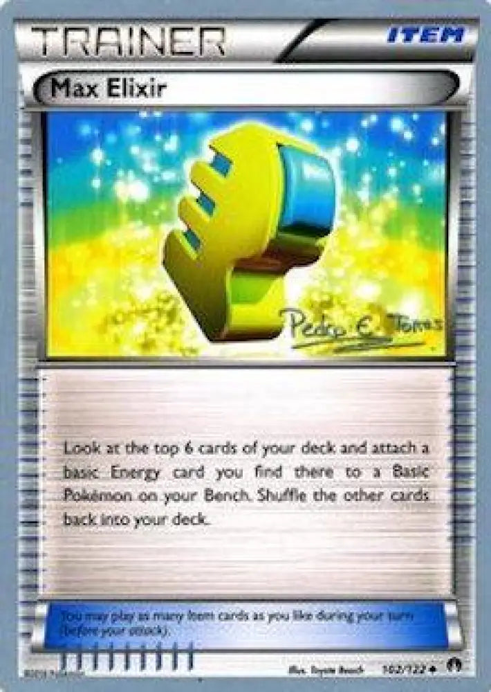 Max Elixir (102/122) (Dragones y Sombras - Pedro Eugenio Torres) [World Championships 2018] - Pokemon Single