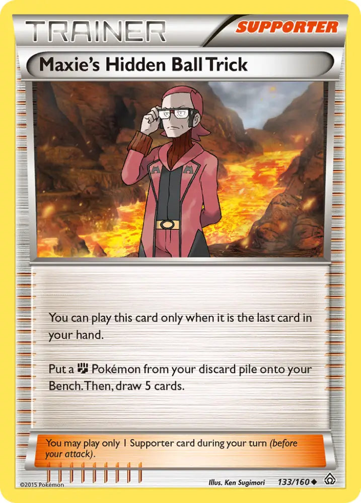 Maxie’s Hidden Ball Trick (133/160) [XY: Primal Clash] - Pokemon Single