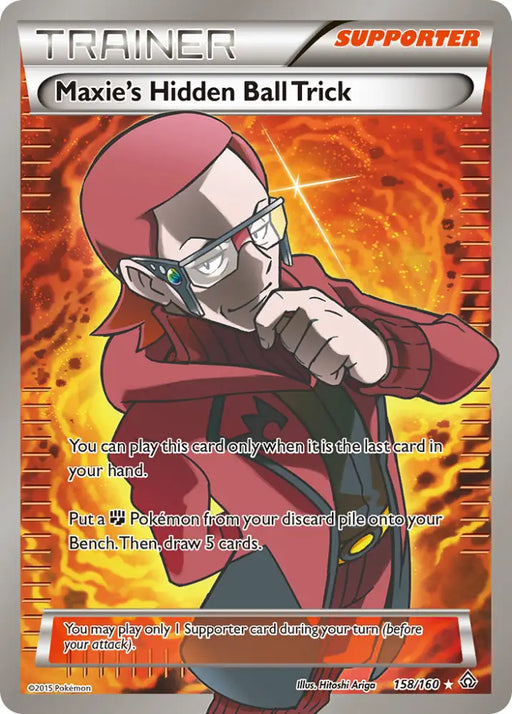 Maxie’s Hidden Ball Trick (158/160) [XY: Primal Clash] - Pokemon Single