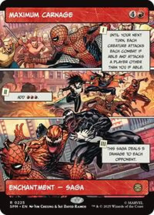 Maximum Carnage (Borderless) (225) [Marvel's Spider-Man]