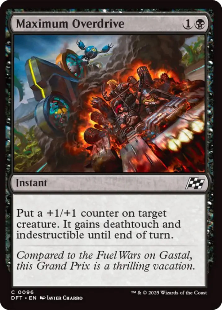 Maximum Overdrive [Aetherdrift] - MTG Single