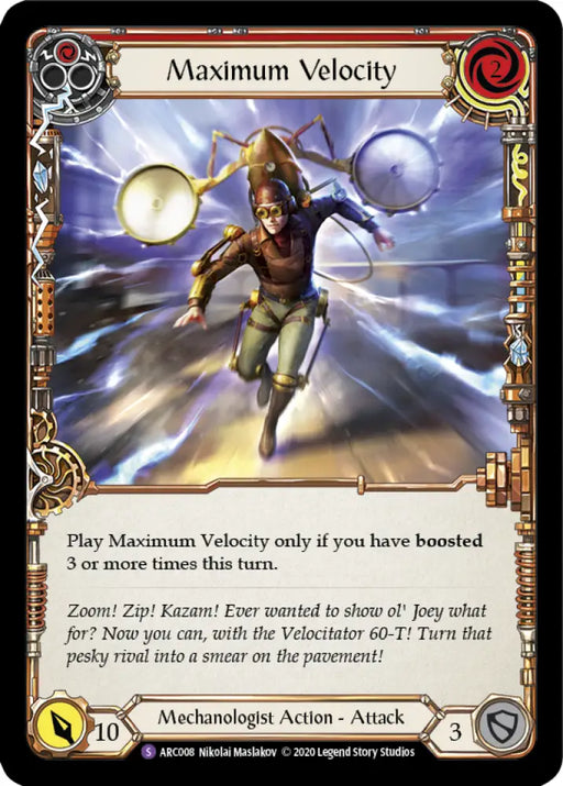 Maximum Velocity [Arcane Rising Unlimited] Unlimited Normal - Flesh And Blood Single