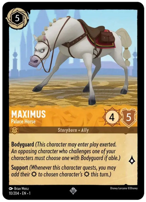Maximus - Palace Horse (10/204) [The First Chapter] - Lorcana Single