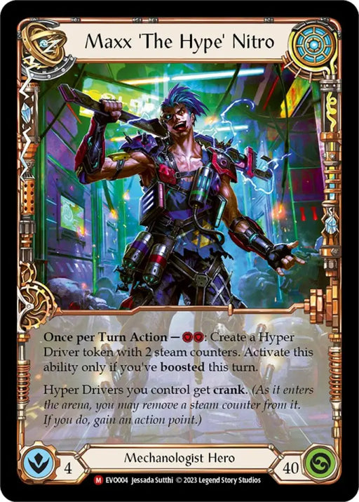 Maxx ’The Hype’ Nitro [Bright Lights] - Flesh And Blood Single