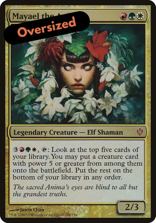 Mayael the Anima (Oversized) [Commander 2013 Oversized] - MTG Single