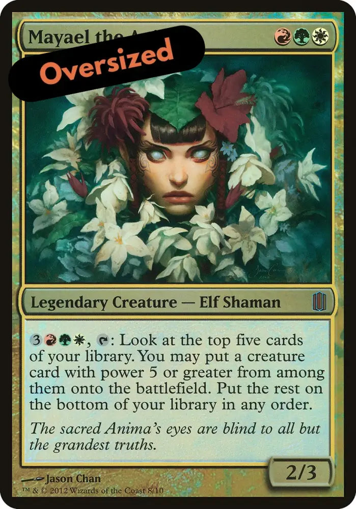 Mayael the Anima (Oversized) [Commander’s Arsenal Oversized] - MTG Single