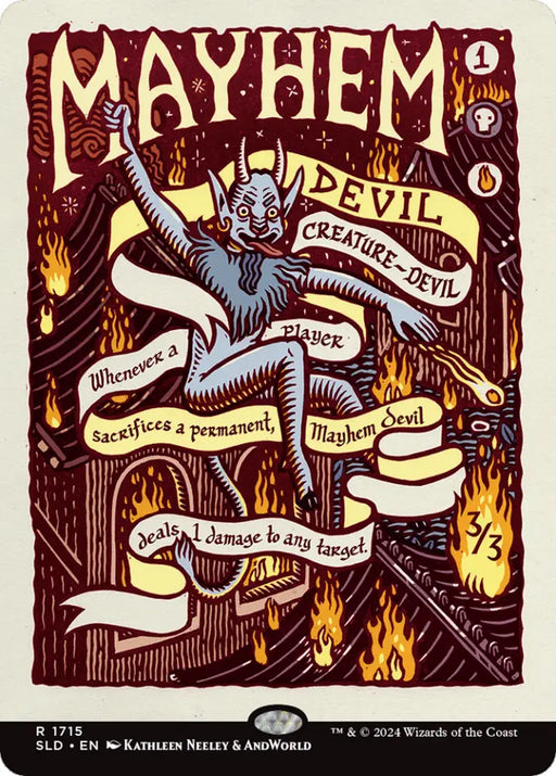 Mayhem Devil (Rainbow Foil) [Secret Lair Drop Series] - MTG Single