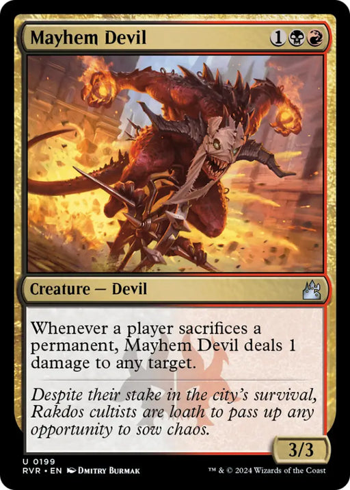 Mayhem Devil [Ravnica Remastered] - MTG Single