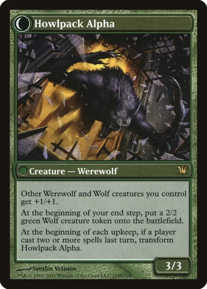 Mayor of Avabruck // Howlpack Alpha [Innistrad] - MTG Single