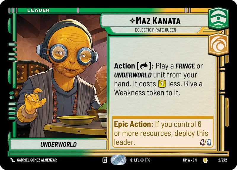 Maz Kanata - Eclectic Pirate Queen (2/272) [Homeworlds]