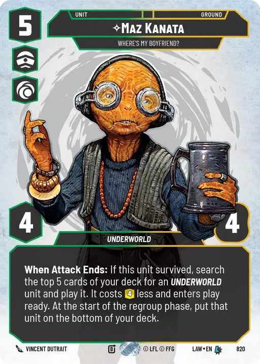 Maz Kanata - Where's My Boyfriend? (Prestige) (820) [A Lawless Time]