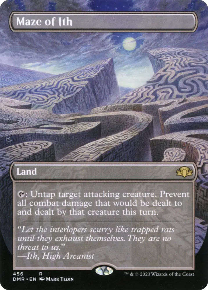 Maze of Ith (Borderless Alternate Art) [Dominaria Remastered] - MTG Single