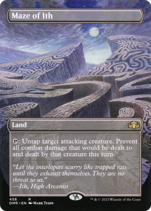 Maze of Ith (Borderless Alternate Art) [Dominaria Remastered] - MTG Single