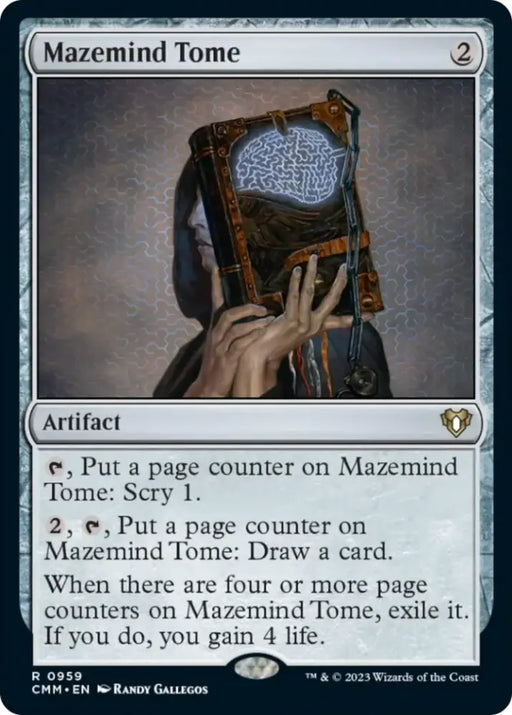 Mazemind Tome [Commander Masters] - MTG Single